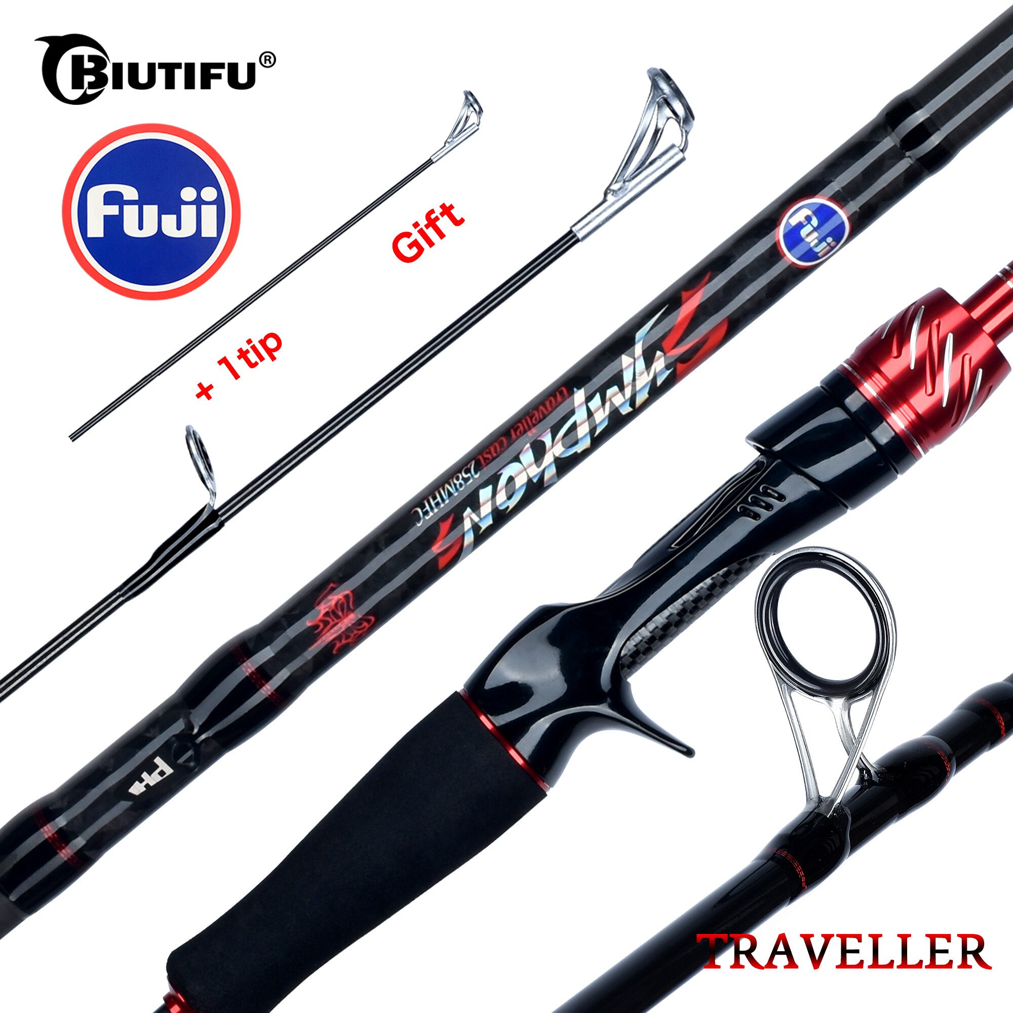 Fishing Rod Ice - BIUTIFU gezgin iplik döküm Fuji cazibesi