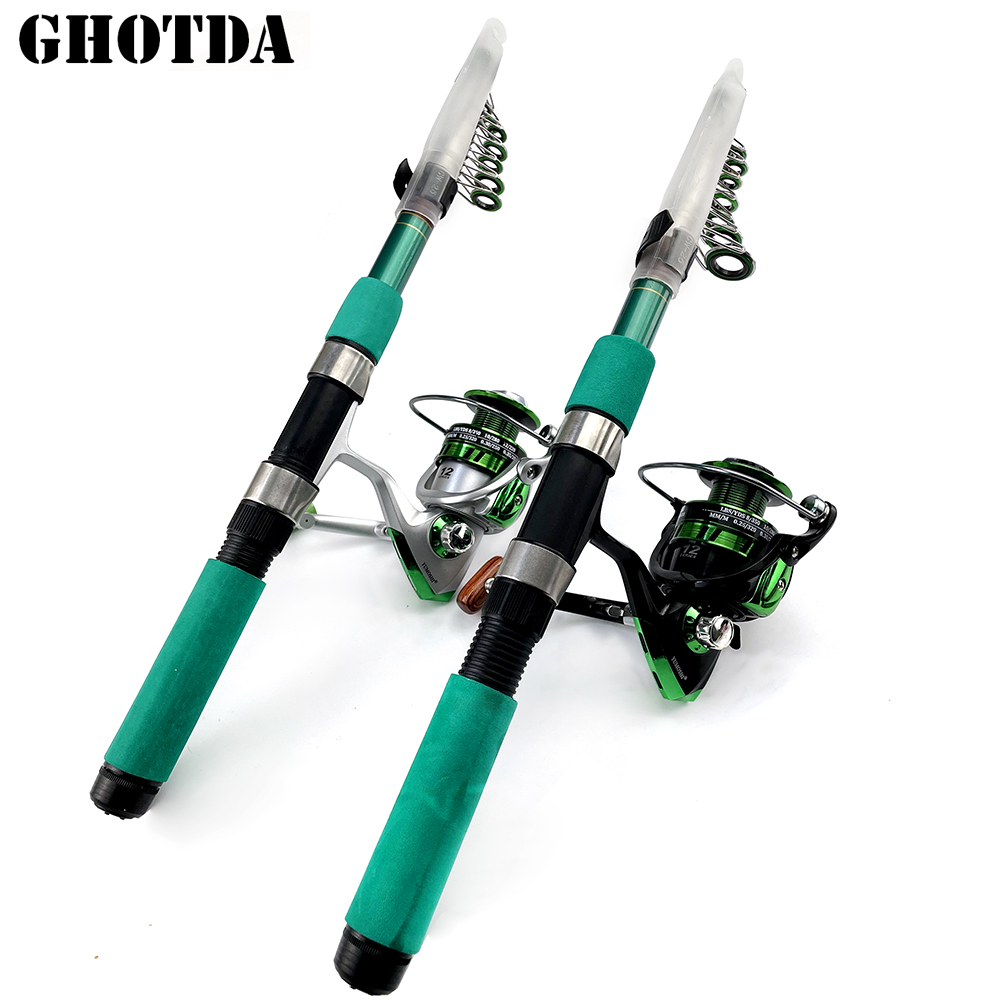 Fishing Rod Spinning - Süper sert deniz olta seti taşınabilir