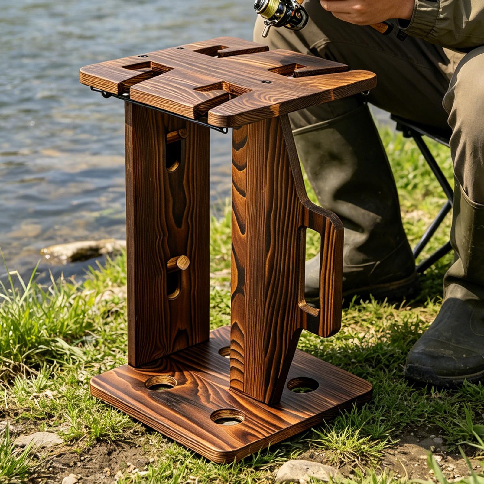 Olta Tutucu Ahşap Taşınabilir  - Fishing Rod Rack incelemesi ve fiyatı