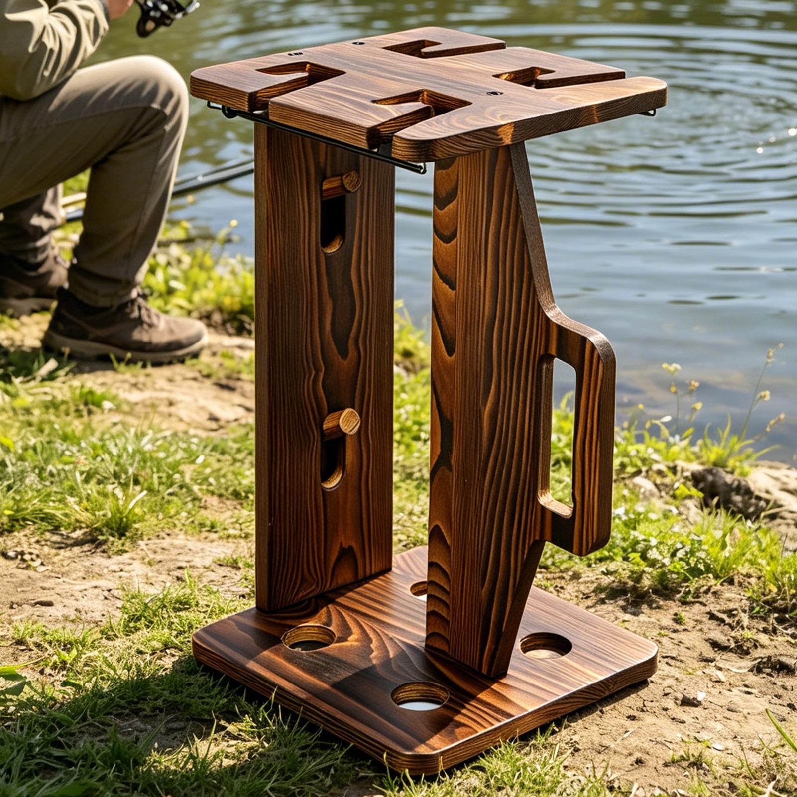 Olta Tutucu Ahşap Taşınabilir  - Fishing Rod Rack incelemesi ve fiyatı